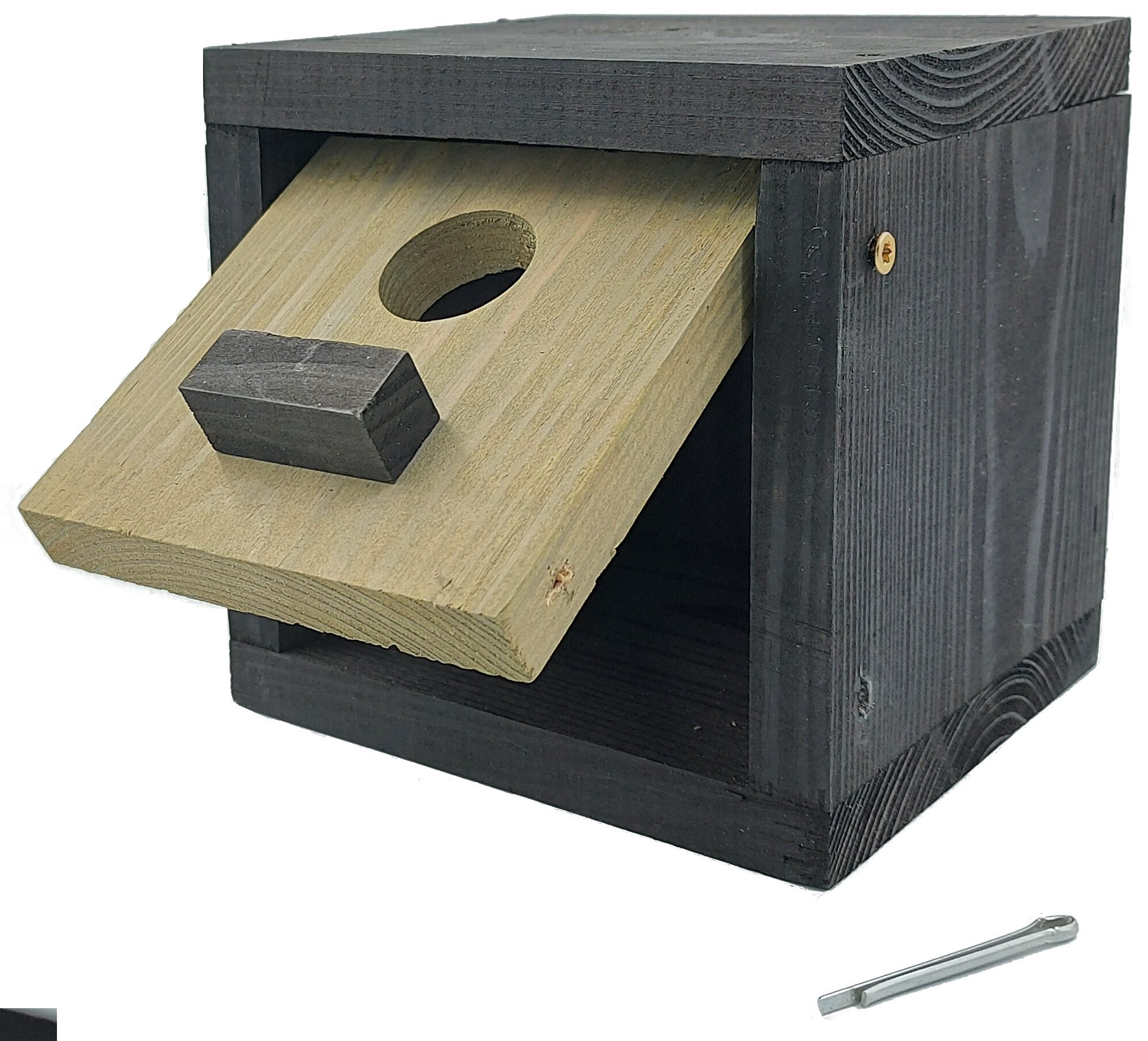 Vogelhuisje kubus moderne - Buxus Vervanger